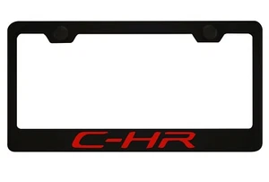 Toyota C-HR Black License Plate Frame - Picture 1 of 1
