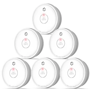 Putogesafe Photoelectric Smoke Alarm 6 pack Fire Detector - Picture 1 of 1