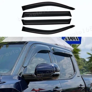 For Toyota Tundra 22-24 Smoke Window Visor Vent Sun Shade Rain Guard Door Visor - Picture 1 of 7