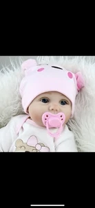 22" Realistic Reborn Baby Dolls Lifelike Handmade Newborn Silicone Kids Gift AU - Picture 1 of 4