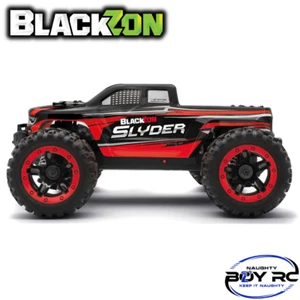 Blackzon Slyder MT 1/16 4WD Electric Monster Truck RTR Brushed Red RC Car - Picture 1 of 12