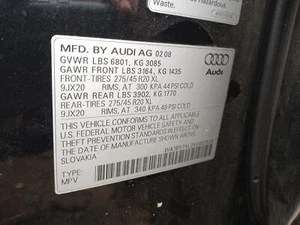 Transfer Case AUDI Q7 07 08 09 10 AWD - Picture 1 of 12
