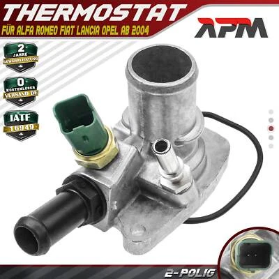 Thermostat 88 °C für Fiat 500 C Grande Alfa Romeo Mito Opel Combo Lancia 0.9-1.4 - Bild 1 von 4
