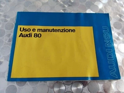 AUDI 80 uso e manutenzione L LS GL berlina manuale e automatic - Immagine 1 di 4