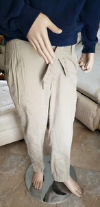 Banana Republic Safari & Travel clothing trouser Pants Mens 31 x 34 Khaki chinos - Picture 1 of 12
