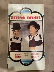 Flying Deuces - 1984 Laurel & Hardy - VHS TAPE - Tested - Picture 1 of 4