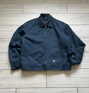 Vintage 00s Dickies Work Jacket Cropped Workwear Rare - Picture 1 of 12