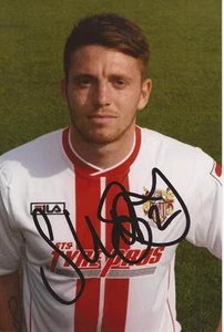 STEVENAGE: SAM WEDGBURY SIGNED 6x4 PORTRAIT PHOTO+COA - Picture 1 of 1