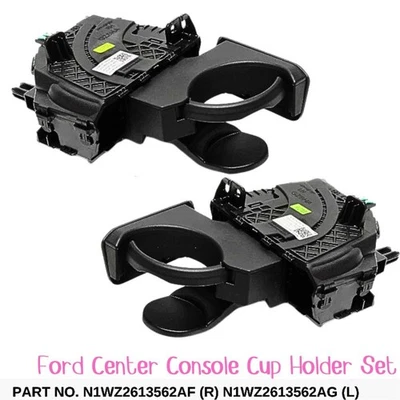 Genuine OEM Ford Center Console Cup Holder Set for Ranger Next Gen 2022+ - Image 1 of 4