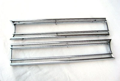 Buick Electra 1963 OEM GM panel de maletero original molduras cromadas 63 401 Foto 1 de 3