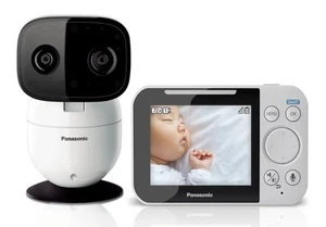 Panasonic Video Baby Monitor Extra Long Range 3.5" KX-HN4001W White New - Picture 1 of 3