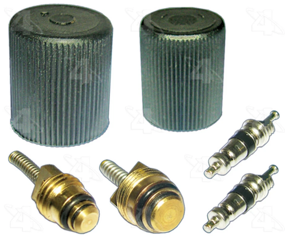 Kit de núcleo y tapa de válvula de sistema de aire acondicionado - Kit de sellado de sistema de aire acondicionado NAPA 801802 BC Foto 1 de 1