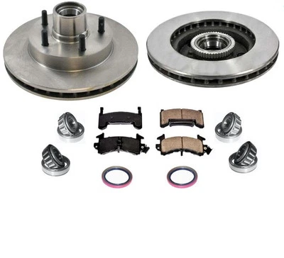 Front Bearings Disc Brake Rotors for GMC S10 Pick Up ABS Rear Wheel Drive 91-03 - Image 1 of 4