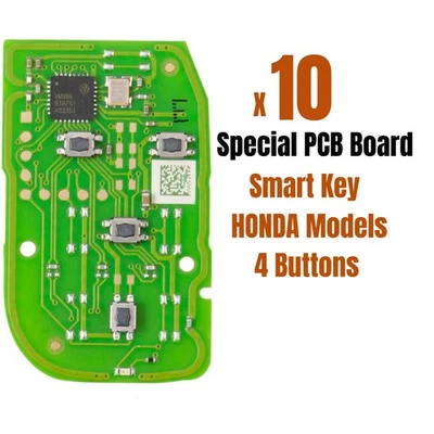 XZBT51EN Special Smart key PCB Board 4 Button Exclusively for HONDA Model - Image 1 of 4