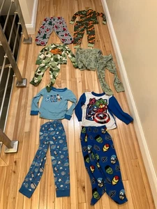 BOYS SZ 6 PAJAMA SETS - 6 PAIRS - Picture 1 of 4