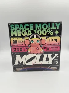 Pop Mart Mega Space Molly 100% Series 3 Assorted Box 9 pieces Brand New Sealed M - Picture 1 of 6