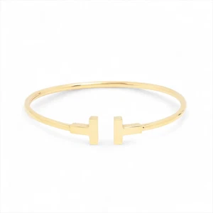Tiffany T Draht Armband 750 (YG) 9,1g - Bild 1 von 7