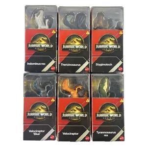 JURASSIC WORLD REBIRTH COMPLETE SET OF 6 ACTION FIGURES **NEW RELEASES** 3”x6” - Picture 1 of 14