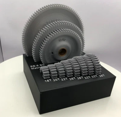 Juego/estuche de engranajes métricos South Bend 9 B/C Foto 1 de 4