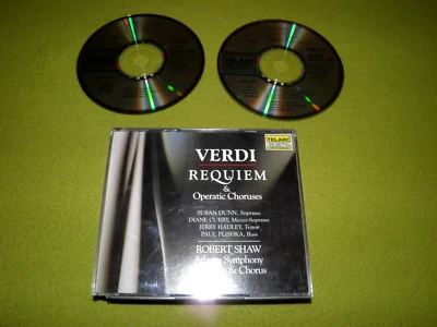 Verdi - Requiem & Operatic Choruses - Robert Shaw  IMPORT Telarc 2xCD Box Set EX - Image 1 of 2