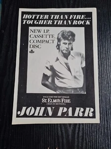 John parr ST ELMOS FIRE 1985 ROCK MUSIC ALBUM ADVERT 8.5X11" POSTER - Picture 1 of 3