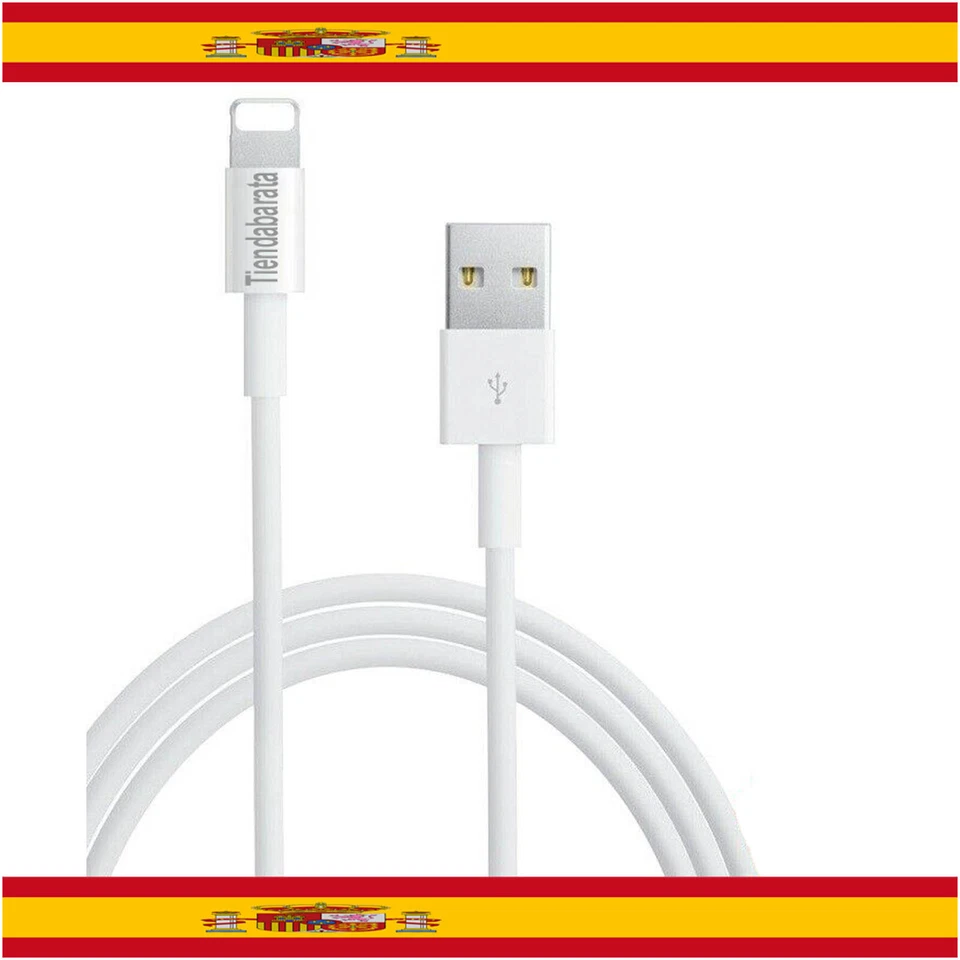 CABLE USB CARGA DATOS COMPATIBLE PARA IPHONE 7 / 8 / 11 /XR /X /12 / 13 /14 /Pro - Imagen 1 de 1