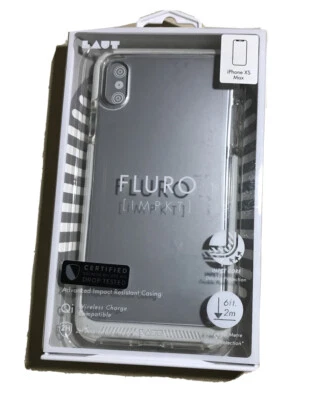 Funda resistente LAUT Fluro para Apple iPhone XS Max - Blanca Foto 1 de 4
