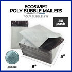 30 #000 4 X 8 Ecoswift Poly Bubble Padded Envelopes 5 X 8 ~ X-wide Mailers Bags