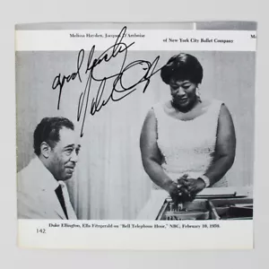 Duke Ellington Signed Photo "Good Luck" - COA JSA - Picture 1 of 4