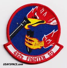 USAF 492D FIGHTER SQ -F-15E-Strike Eagle-RAF Lakenheath, UK- ORIGINAL VEL PATCH