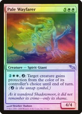 Pale Wayfarer FOIL Shadowmoor NM White Uncommon MAGIC GATHERING CARD ABUGames