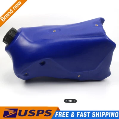 Large Capacity Gas Fuel Tank 3.6 Gallon Blue For Yamaha YZ250 2-Stroke 1996-2001 - Image 1 of 4