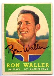 Ron Waller signed autographed AUTO 1958 Topps card #72 Rams - Picture 1 of 1