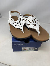 Rockport Women's Ridge Sling White ~ Size 10 W (NWOT) & Free Shipping