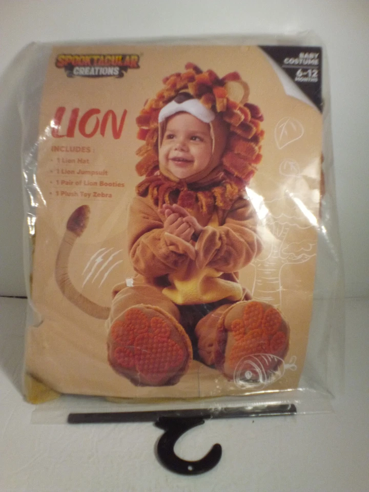 Spectacular Creations Child Baby Halloween Costume Lion 6-12 month NEW - Image 1 of 2