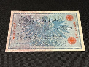 German 100 Marks 1908 117 years old! Lot 2 - Picture 1 of 2