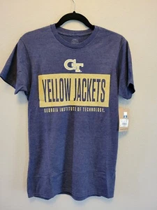 NWT Adult Tech T-Shirt Georgia Institute of Technology Yellow Jackets. Size S. - Picture 1 of 4