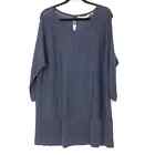 Soft Surroundings Sweater Approx Size XL Eudora Twinkle Navy Blue