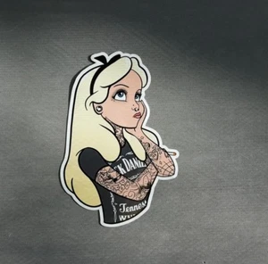 5" x 3" Tattoo Girl Vinyl Decal Sticker - Picture 1 of 1