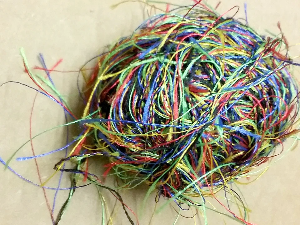 SIEHE ARTIKELBESCHREIBUNG Beilaufgarn Effektgarn lange Fransen multicolor, Sonstige, Vintage Retro Seite 7