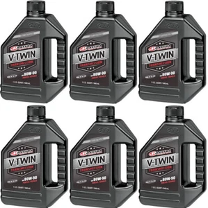 6 Qt Quart Bottles Maxima V-Twin Transmission Gear Oil 80W-90 Harley Davidson - Picture 1 of 1