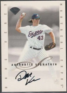 292,1996 Leaf Signature, Original Autograph of Dave Veres, Expos - Picture 1 of 2