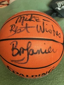 Detroit Bad Boys Bob Lanier Autograph Official Spalding NBA Game Basketball - Picture 1 of 9