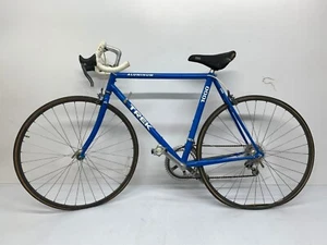 Vtg Trek 1000 Aluminum Men's Bicycle Road Bike Blue As Is - Picture 1 of 21