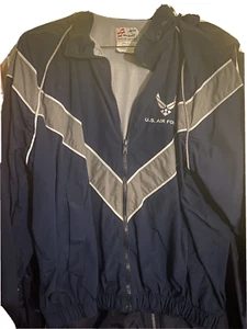 CHAQUETA UNIFORME DE FITNESS FÍSICO PARA HOMBRE PEQUEÑA/CORTA FUERZA AÉREA DE EE. UU. USAF - Imagen 1 de 4