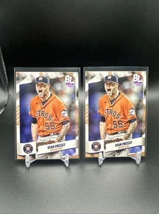 2024 Topps Big League - #76 Ryan Pressly Houston Astros Lot Of 2 Baseball MLB - Picture 1 of 2