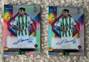 2022 Topps Finest Chadi Riad Rc Autos! - Bild 1 von 2