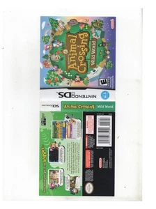 Animal Crossing Wild World Nintendo DS nur Artwork Original - Bild 1 von 1