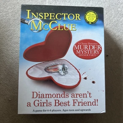 Inspector McClue Diamonds aren't a Girl's Best Friend Murder Mystery Game SEALED - Image 1 of 2