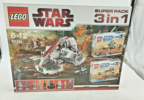 LEGO 66341 3 in 1 8014 8015 8091 MISB New Sealed Star Wars Figures Clone Wars